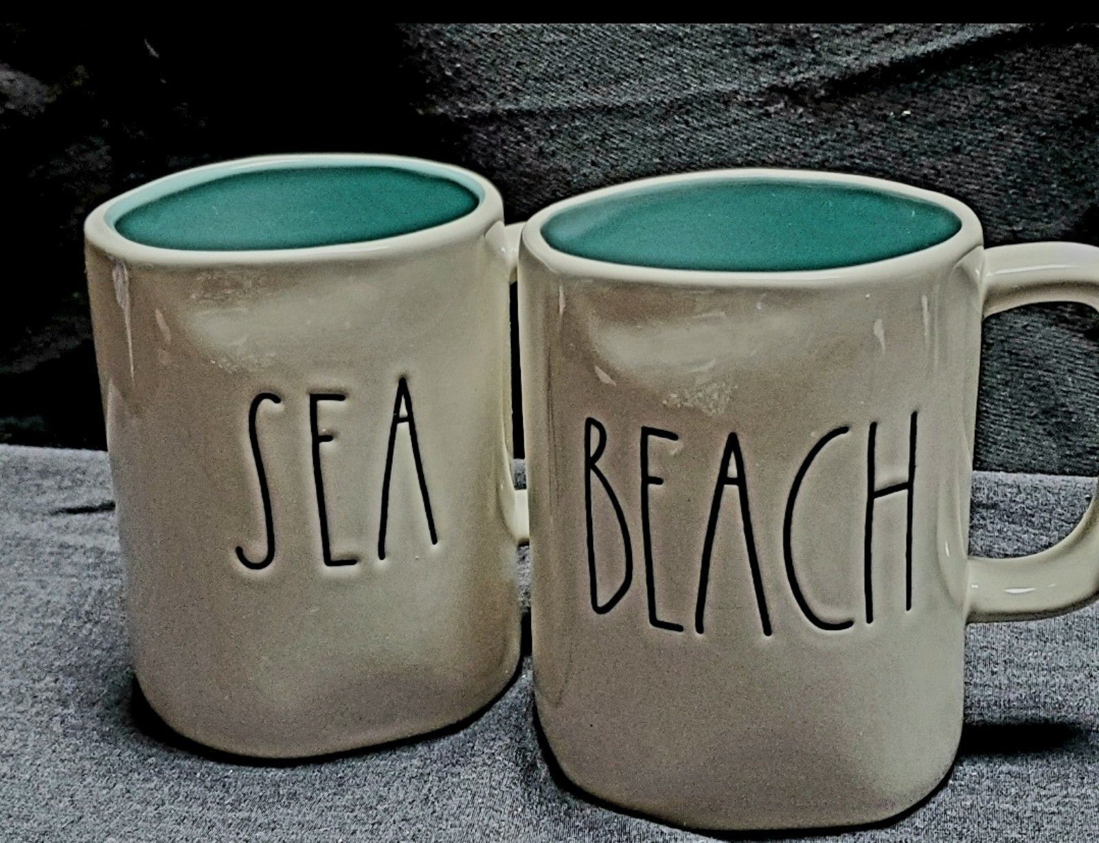 Rae Dunn Beach & Sea mugs