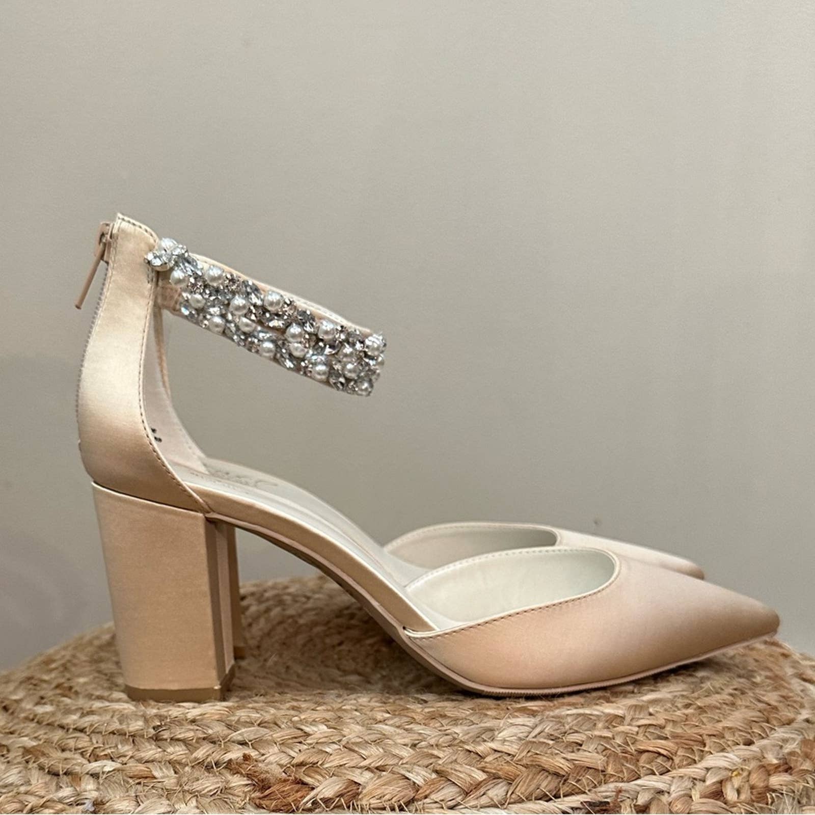 絶対一番安い 【Badgley Mischka】ウェディング キラキラGinny Heels