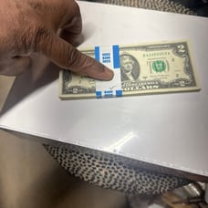 Uncirculated 2 bills stacks of 50