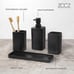 Matte Black Bathroom Accessory Sets, 4 Pieces