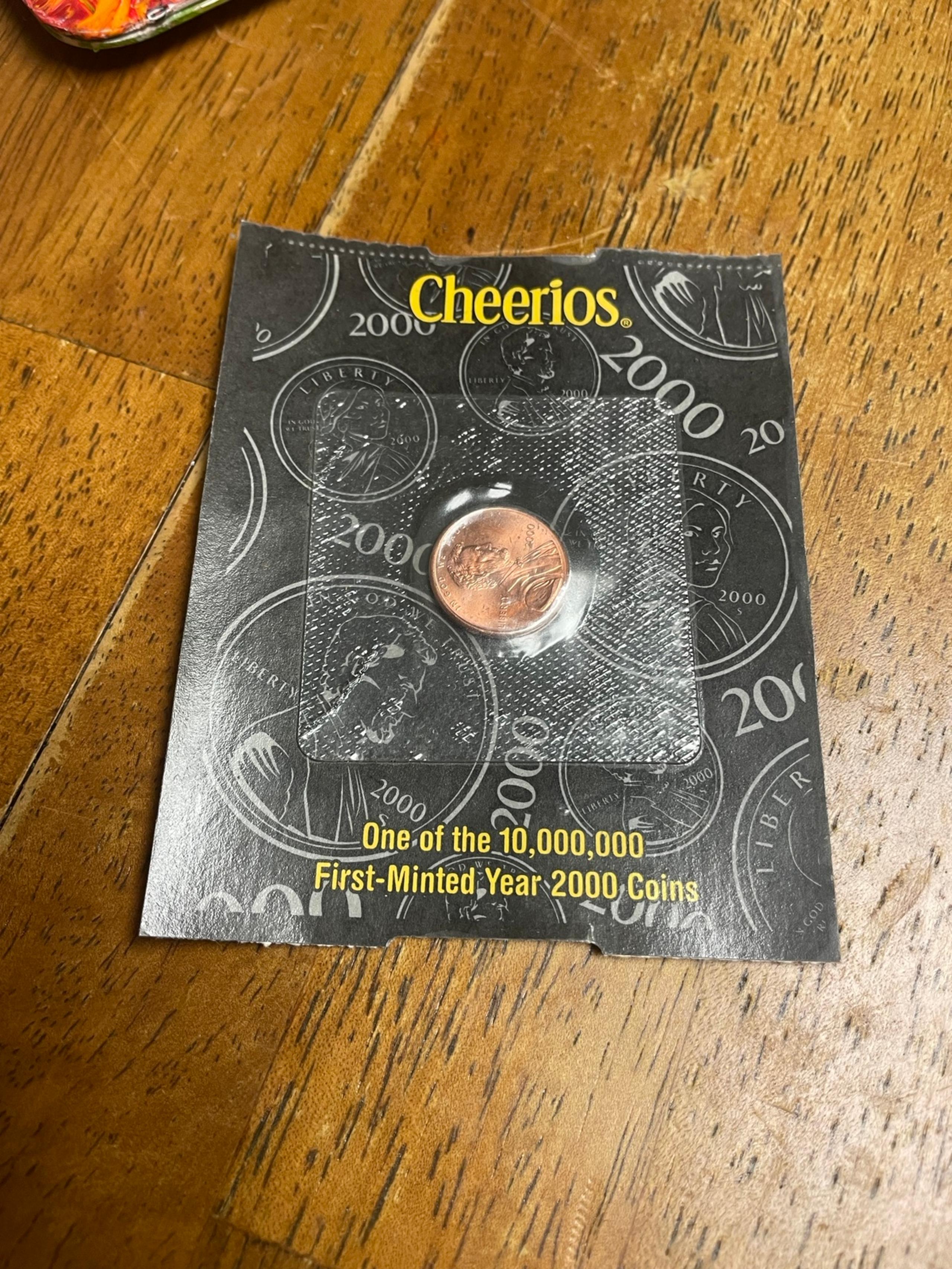 2000 Lincoln Cent Mint Cheerios Memorial Penny