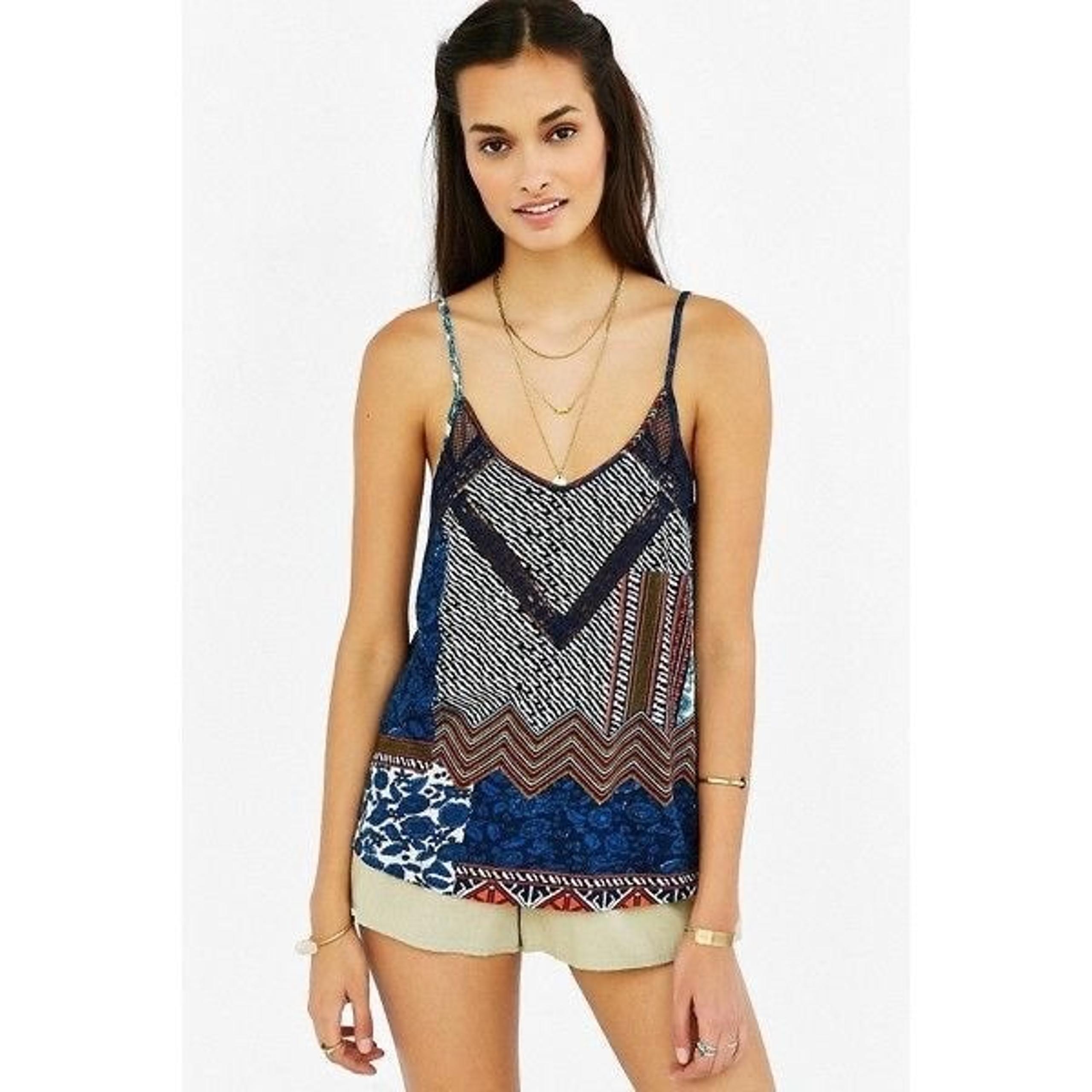 Anthropologie staring at stars tank top