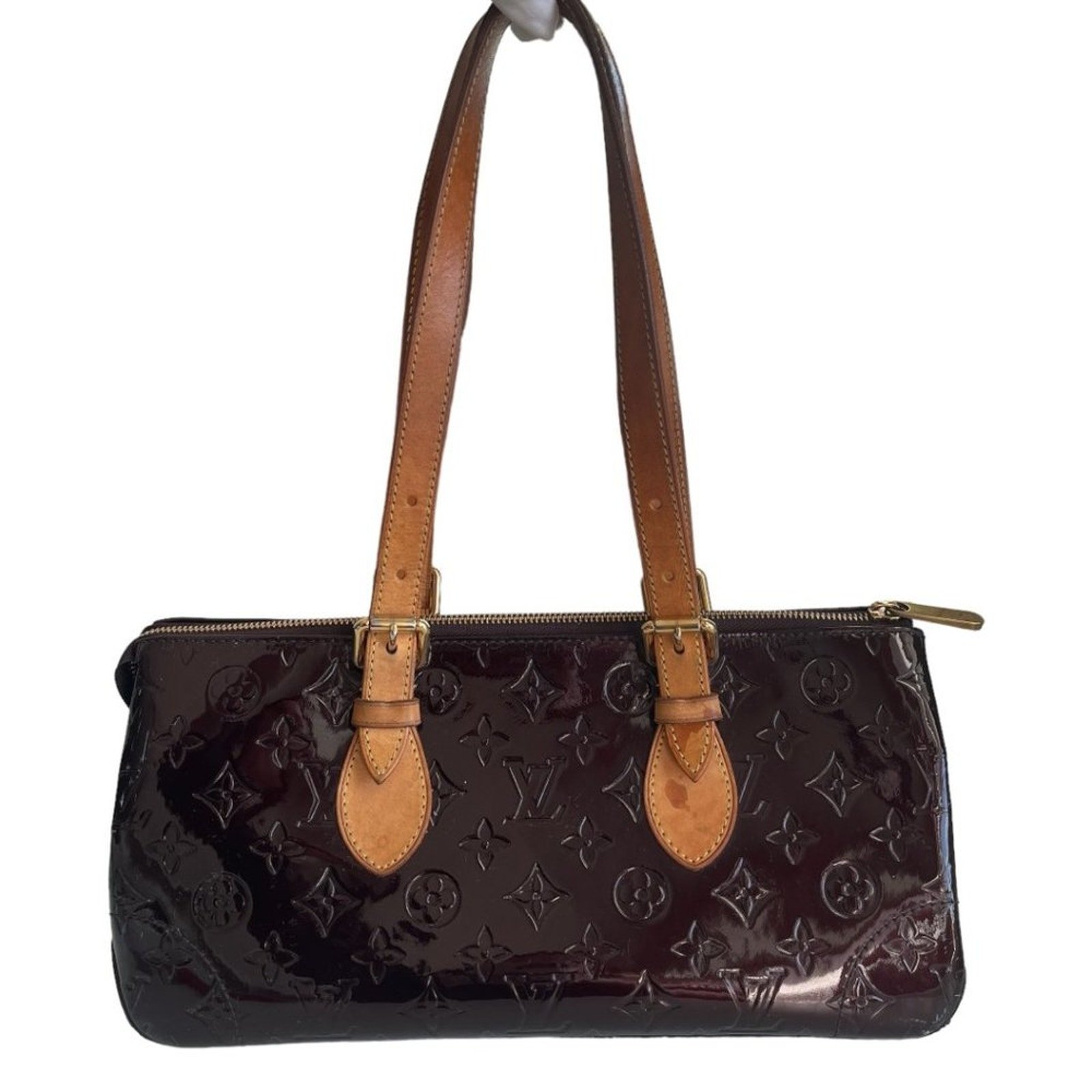 Louis Vuitton Monogram Vernis Rosewood Avenue Bag Tote Amarante
