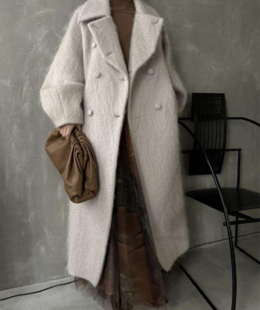 送料無料 通販  DEFORMATION Ameri COLLAR COAT SHAGGY ジャケット・アウター