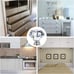 25 Pcs Crystal Dresser Drawer Knobs, Cabinet Pull Crystal Knobs (Silver)