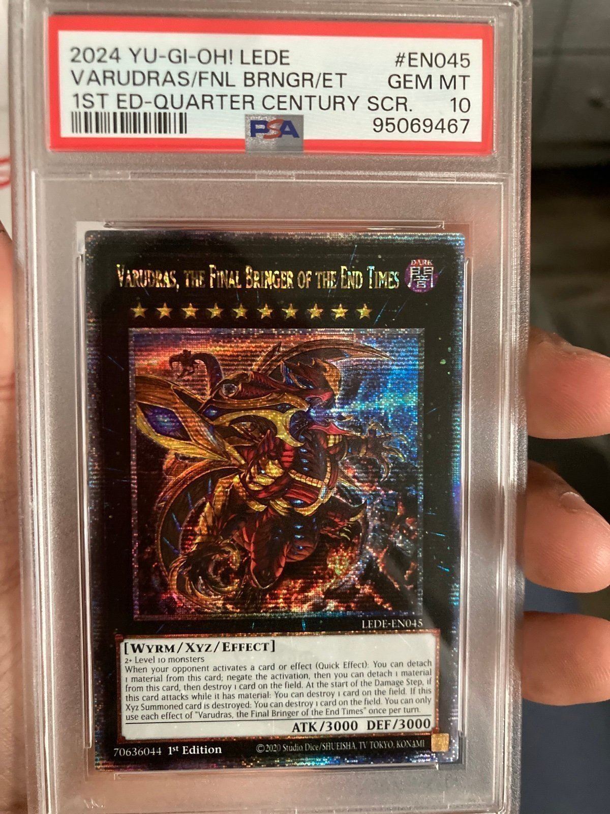 Varudras, The Final Bringer Of The End Times [Quarter Century] PSA 10!