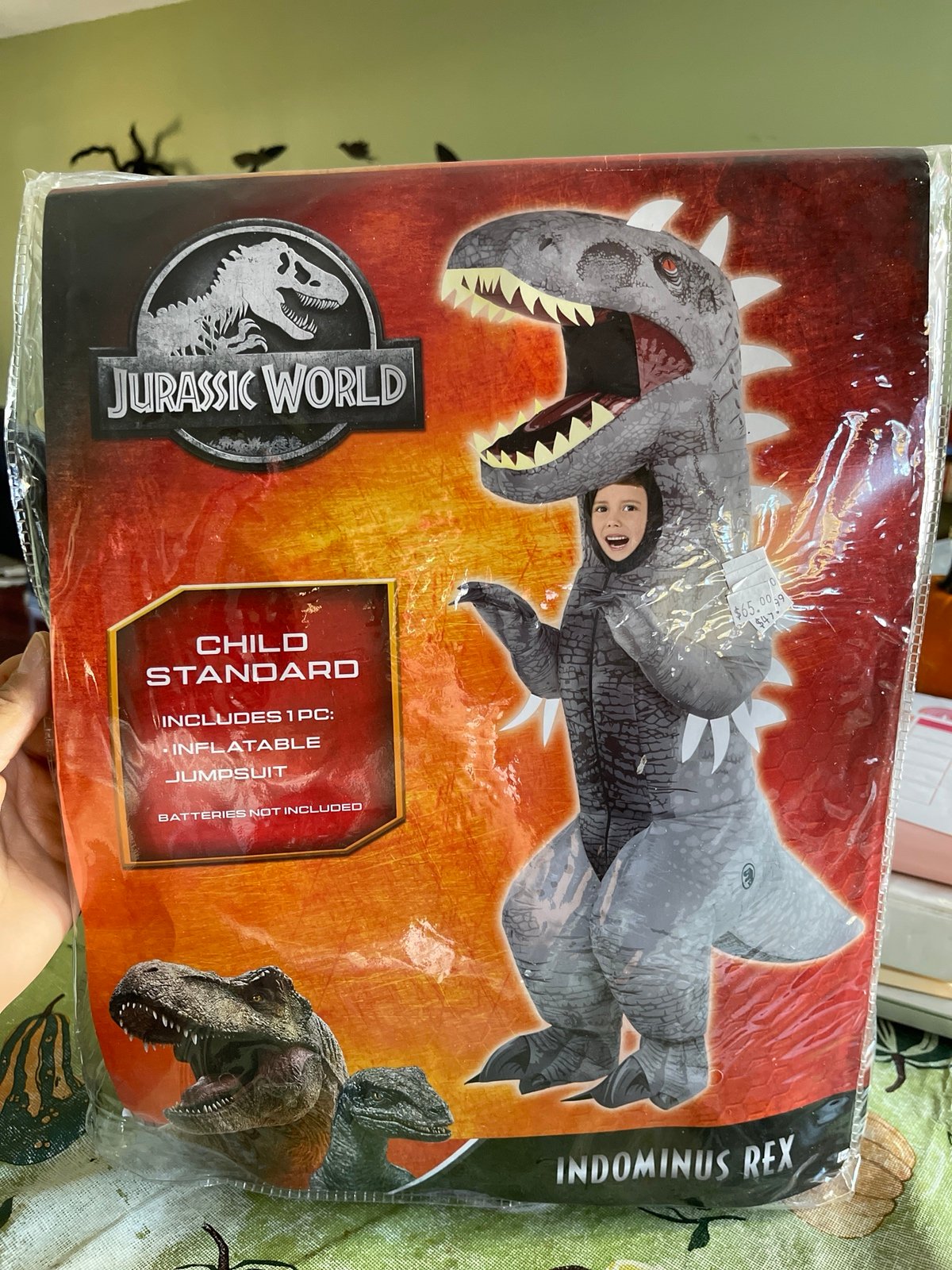 kids inflatable dinosaur costume