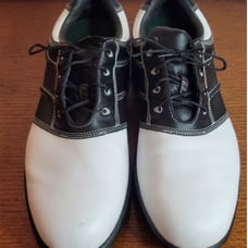 Men's FootJoy Golf Shoes White Black Size 11 1/2