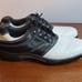 Men's FootJoy Golf Shoes White Black Size 11 1/2