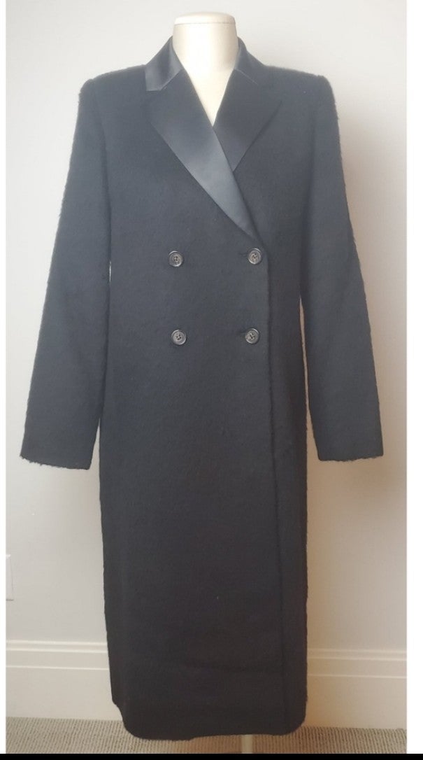 NEW!!! Collection tuxedo coat in fuzzy wool