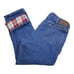 Cabelas Flannel Lined Jeans Mens size 40x30 Heavyweight Blue Denim Winter