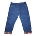 Cabelas Flannel Lined Jeans Mens size 40x30 Heavyweight Blue Denim Winter