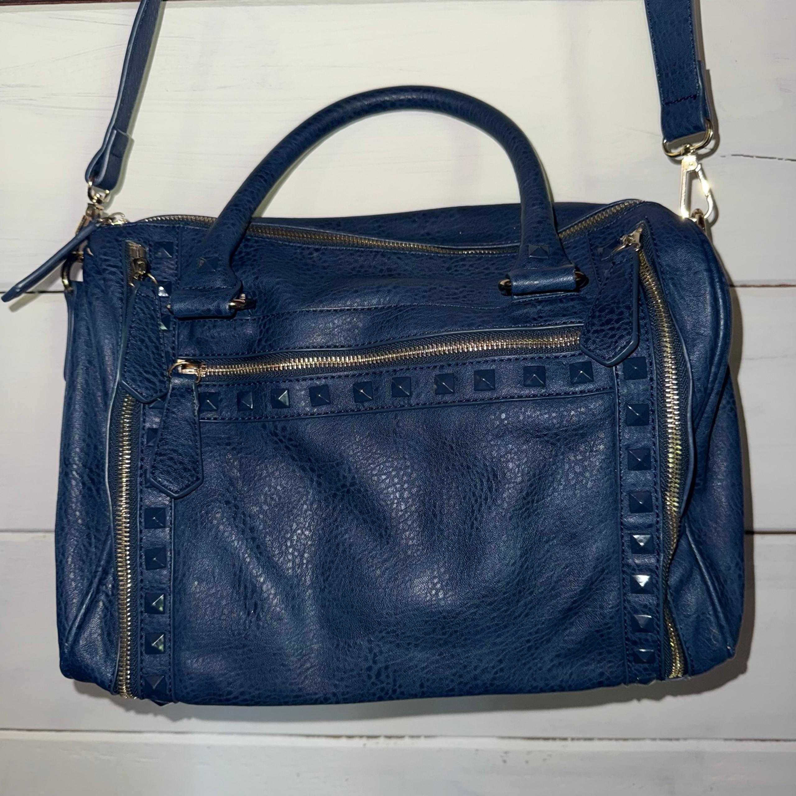 Classic blue urban expressions handbag