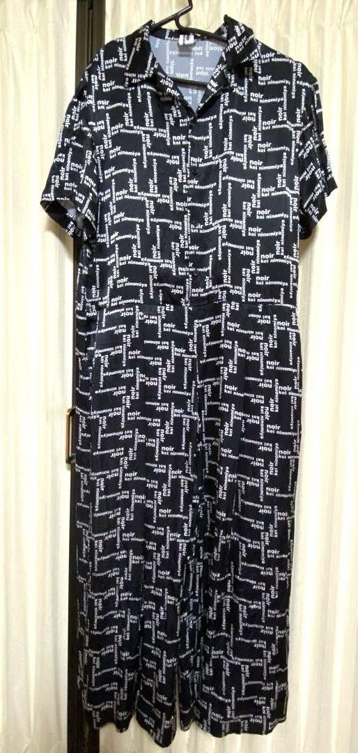 Noir Kei Ninomiya Logo Jumpsuit