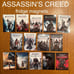 Assassins Creed FRIDGE MAGNETS rogue like gaming gamer decor