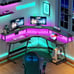 L Shaped Gaming Desk with LED Lights, 56 Computer Desk with Power Outl