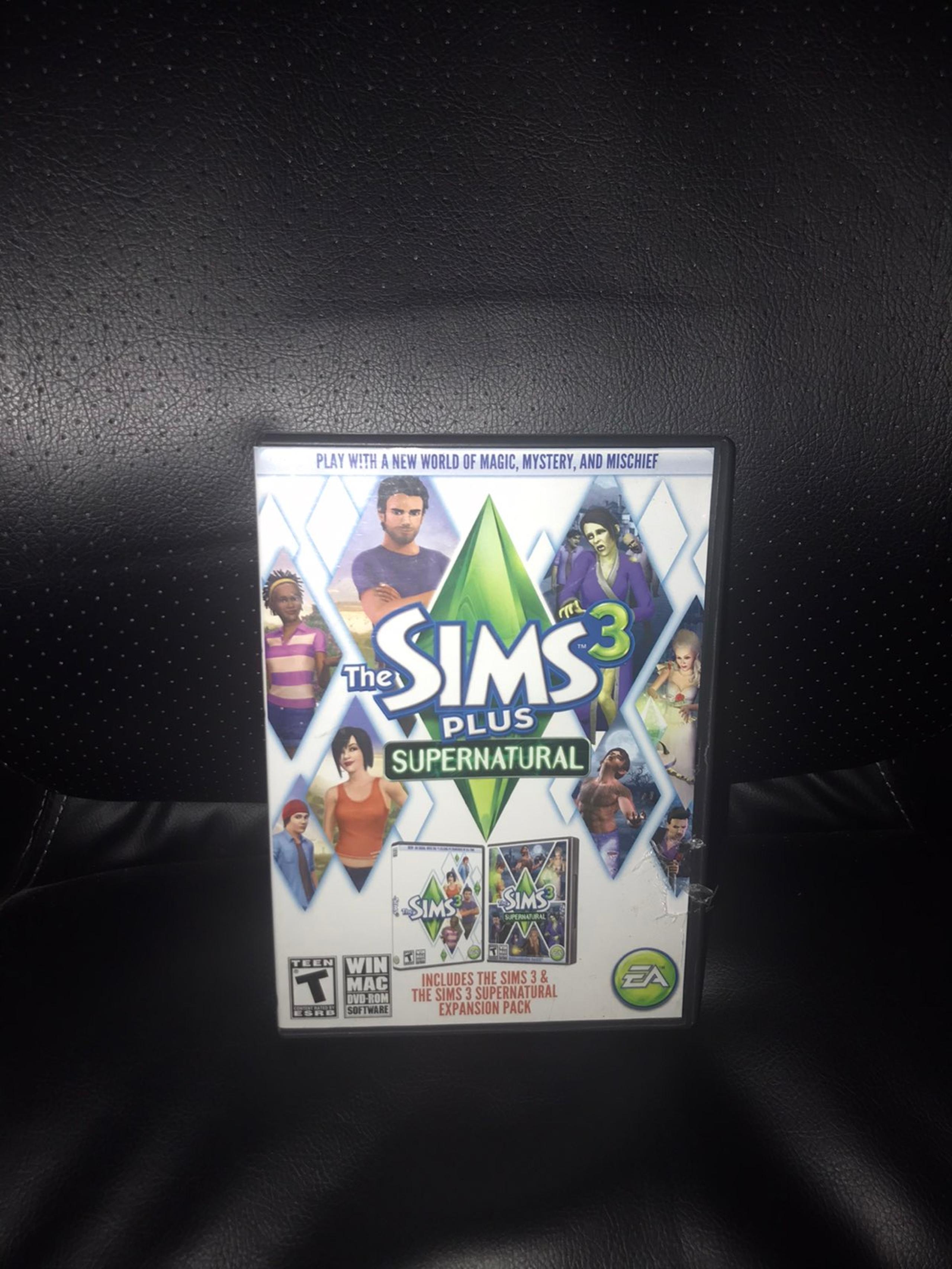 The Sims 3 plus supernatural for pc