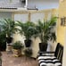 1 PC 2 Tier Plant Stand, 19.2 inch Tall Metal Potted Holder Rack