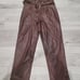 Commado Paperbag Faux Leather Pants