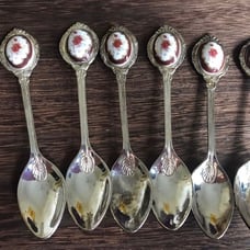 Antique set of British spoons