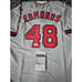 Jim Edmonds Autographed/Signed Jersey JSA Anaheim Angels Los Angeles