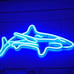 Led Oceon Dolphin for Bedroom Blue Neon Signs Wall Decorative 16.5 x8.9