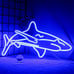 Led Oceon Dolphin for Bedroom Blue Neon Signs Wall Decorative 16.5 x8.9