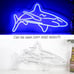 Led Oceon Dolphin for Bedroom Blue Neon Signs Wall Decorative 16.5 x8.9