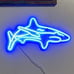 Led Oceon Dolphin for Bedroom Blue Neon Signs Wall Decorative 16.5 x8.9