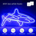 Led Oceon Dolphin for Bedroom Blue Neon Signs Wall Decorative 16.5 x8.9