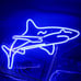 Led Oceon Dolphin for Bedroom Blue Neon Signs Wall Decorative 16.5 x8.9