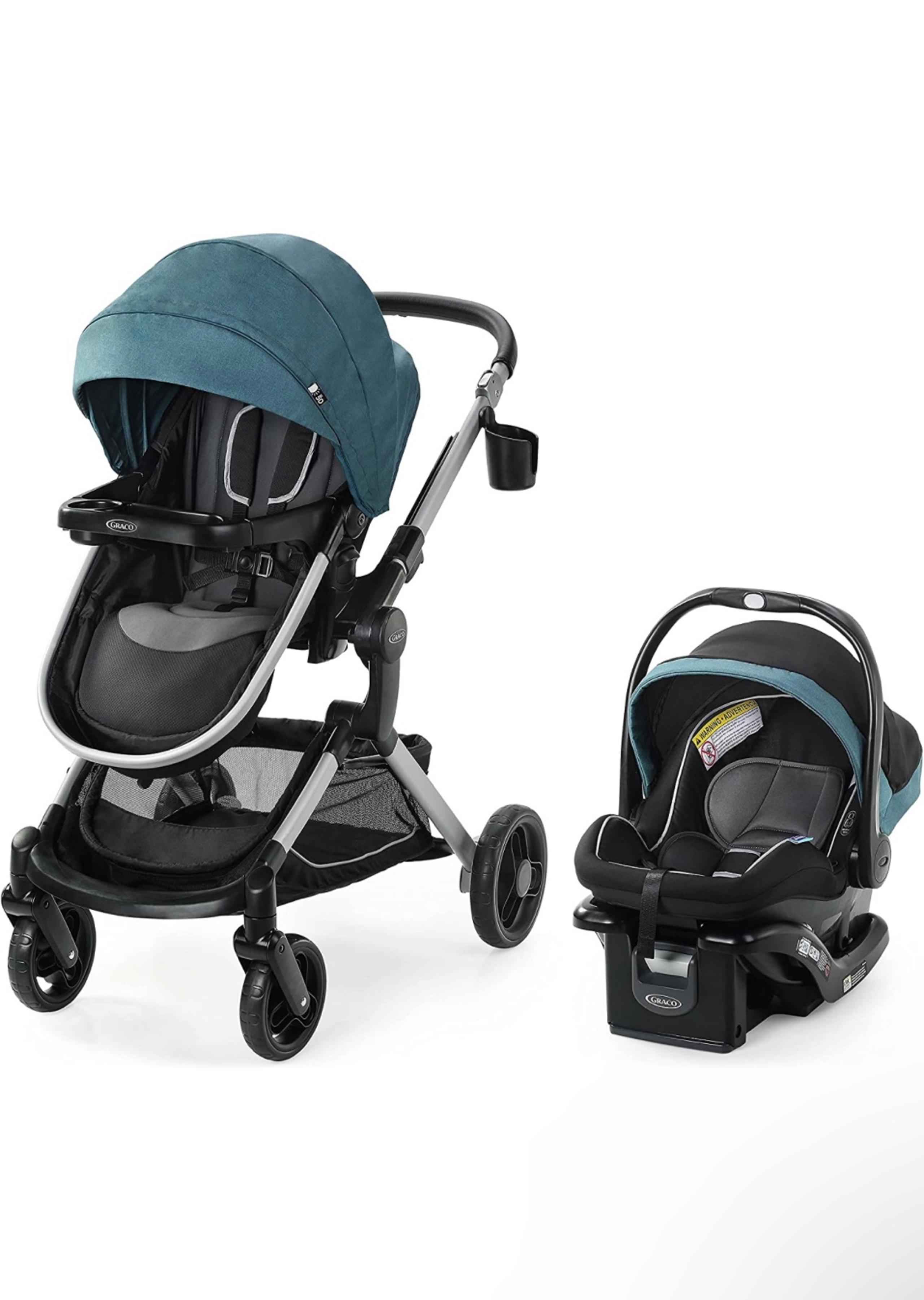Graco Modes Nest Travel System, Includes Baby Stroller with Height Adjustable Re