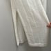 Theory Merino Wool Linen Knit Longline Cardigan Duster Cream Ivory Size XS
