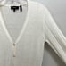 Theory Merino Wool Linen Knit Longline Cardigan Duster Cream Ivory Size XS