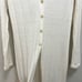 Theory Merino Wool Linen Knit Longline Cardigan Duster Cream Ivory Size XS