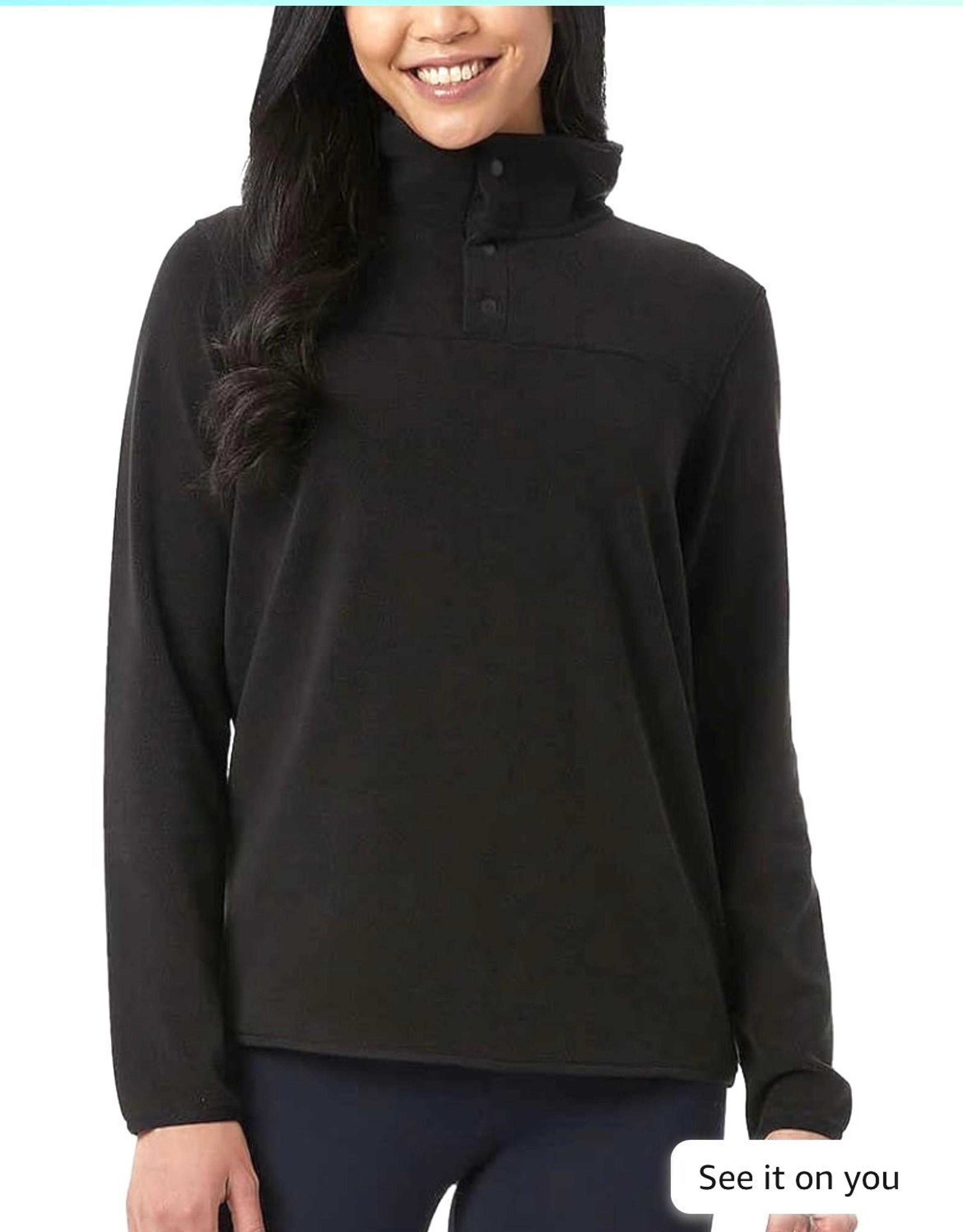32 Degrees Snap Midweight Fleece Pullover - Size 2XL- New