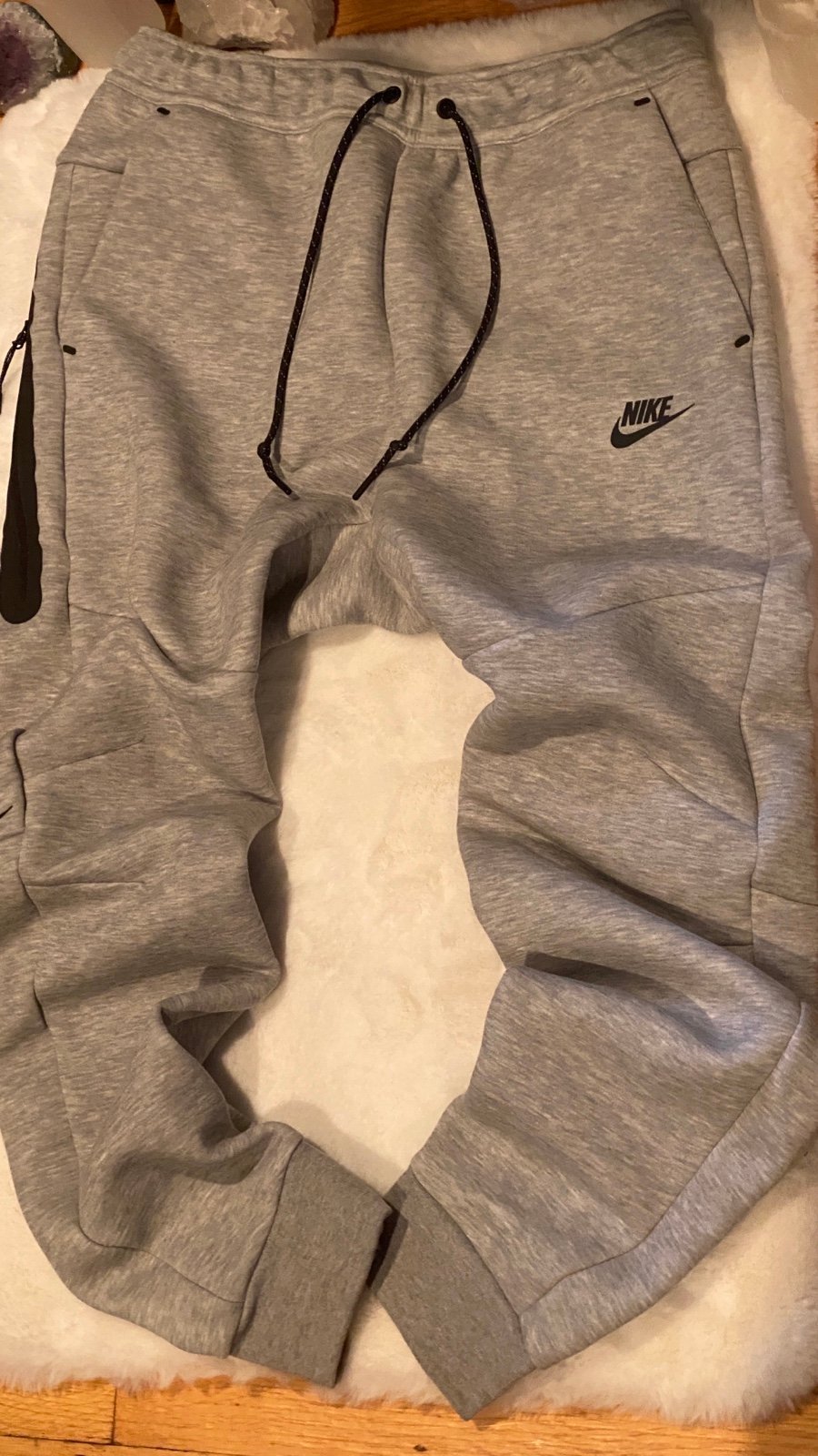 Nike Sportswear® Tech Fleece V8 Joggers in Heather Grey HV0959-063 - Ⓜ *NWT!