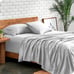 Fox Silver Twin XL Sheet Set 1800 Thread Count Cool and Breathable