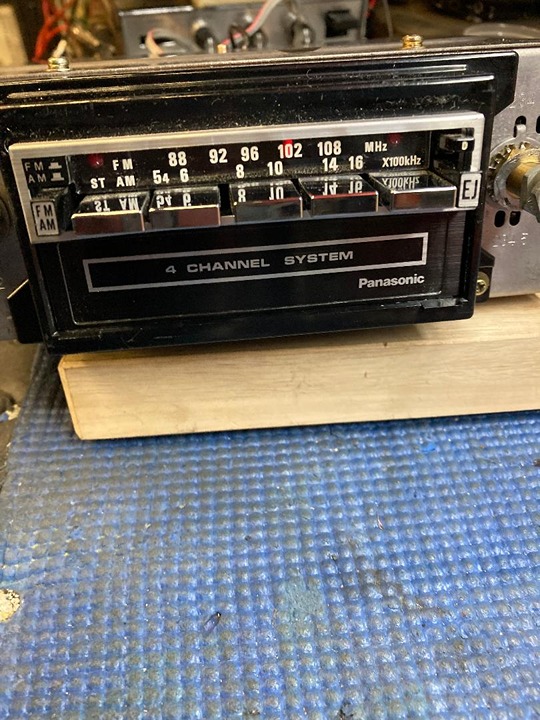 PANASONIC FM/AM/ INDASH PLAYER QUAD 4CH SERVICED