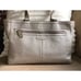 Coach Penelope Silver Pebbled Leather Shoulder HTF 14684