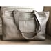 Coach Penelope Silver Pebbled Leather Shoulder HTF 14684