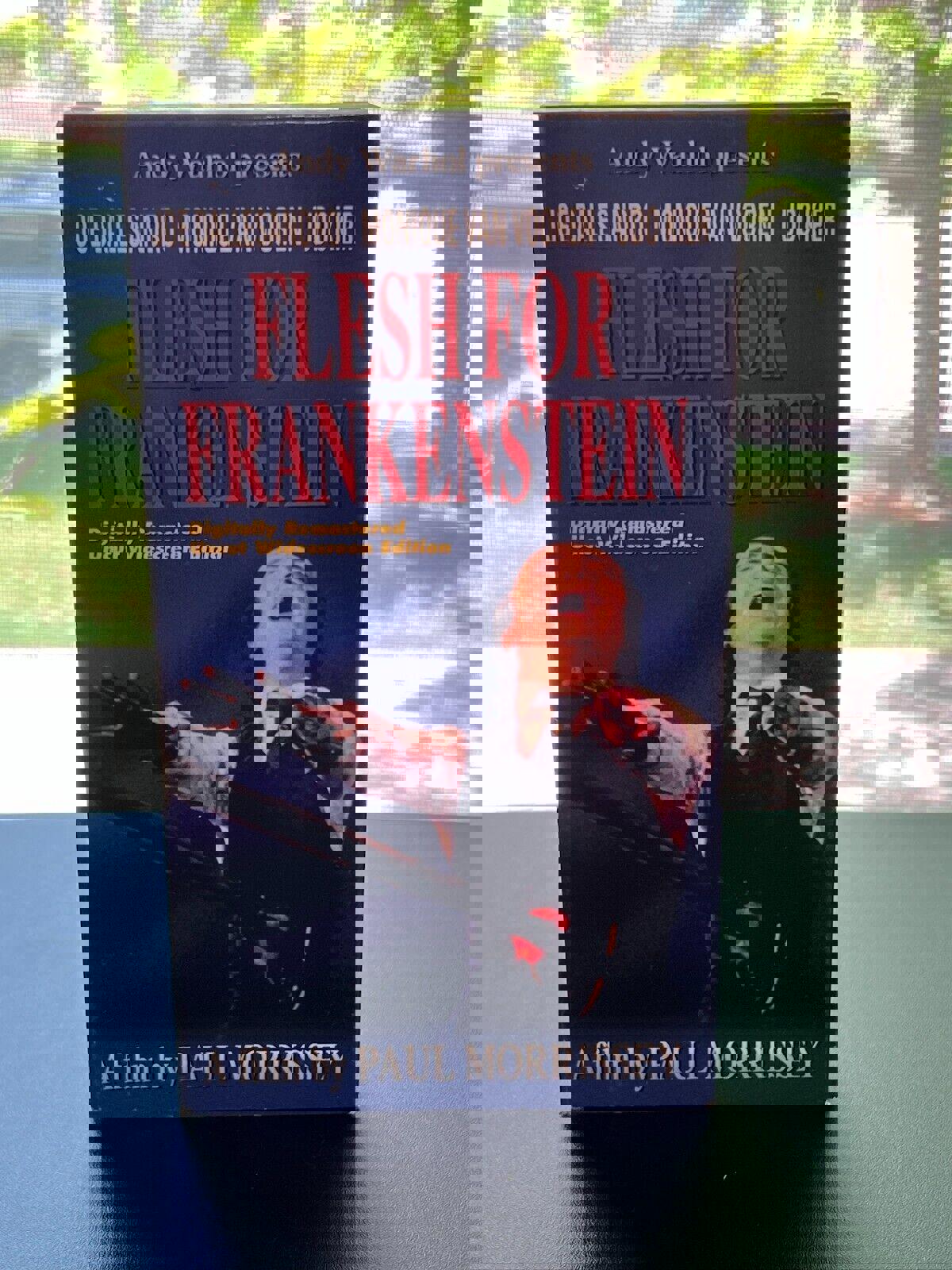 FLESH FOR FRANKENSTEIN VHS RARE OOP HORROR ANDY WARHOL PAUL MORRISSEY FREE SHIP!