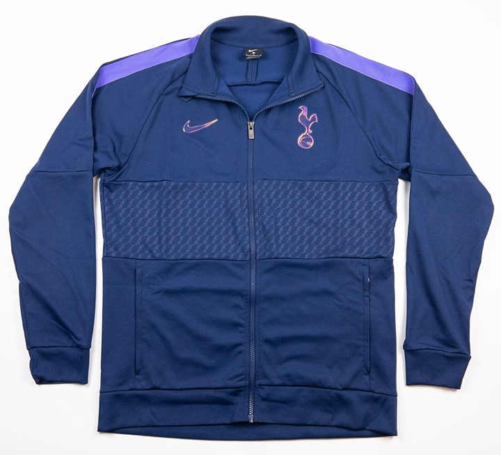Tottenham Hotspur Nike Jacket Men's Large Navy Blue Purple Warm-Up Football