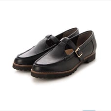 Ing (Shoes) T-Strap Tank Sole Loafers