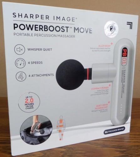 Sharper Image Powerboost Move Portable Percussion Massager