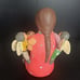 Peru Terra Cotta Ceramic Pottery Storyteller Figurine Woman with Children 5.5