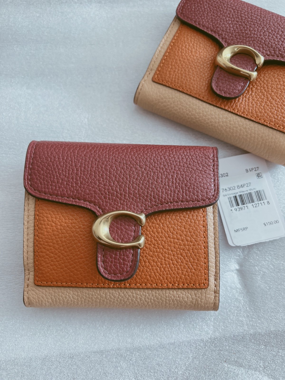 Coach Tabby Small Wallet In Colorblock
