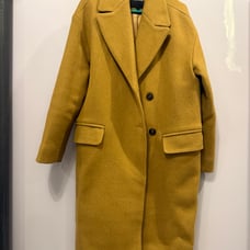 Madewell Haydon Coat in Insuluxe Fabric Toffee Brown Size S