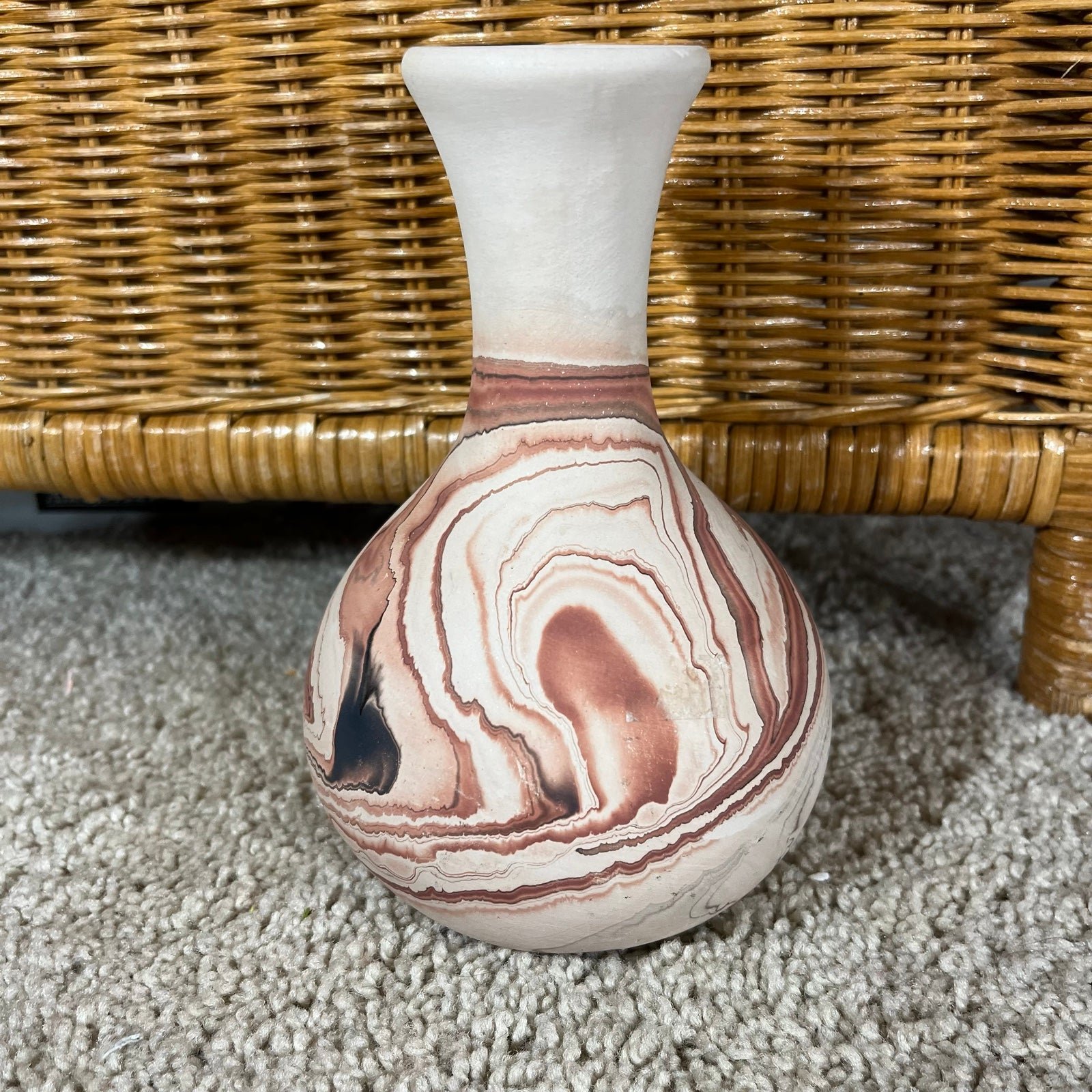 Vintage Nemadji Pottery Vase - Etsy