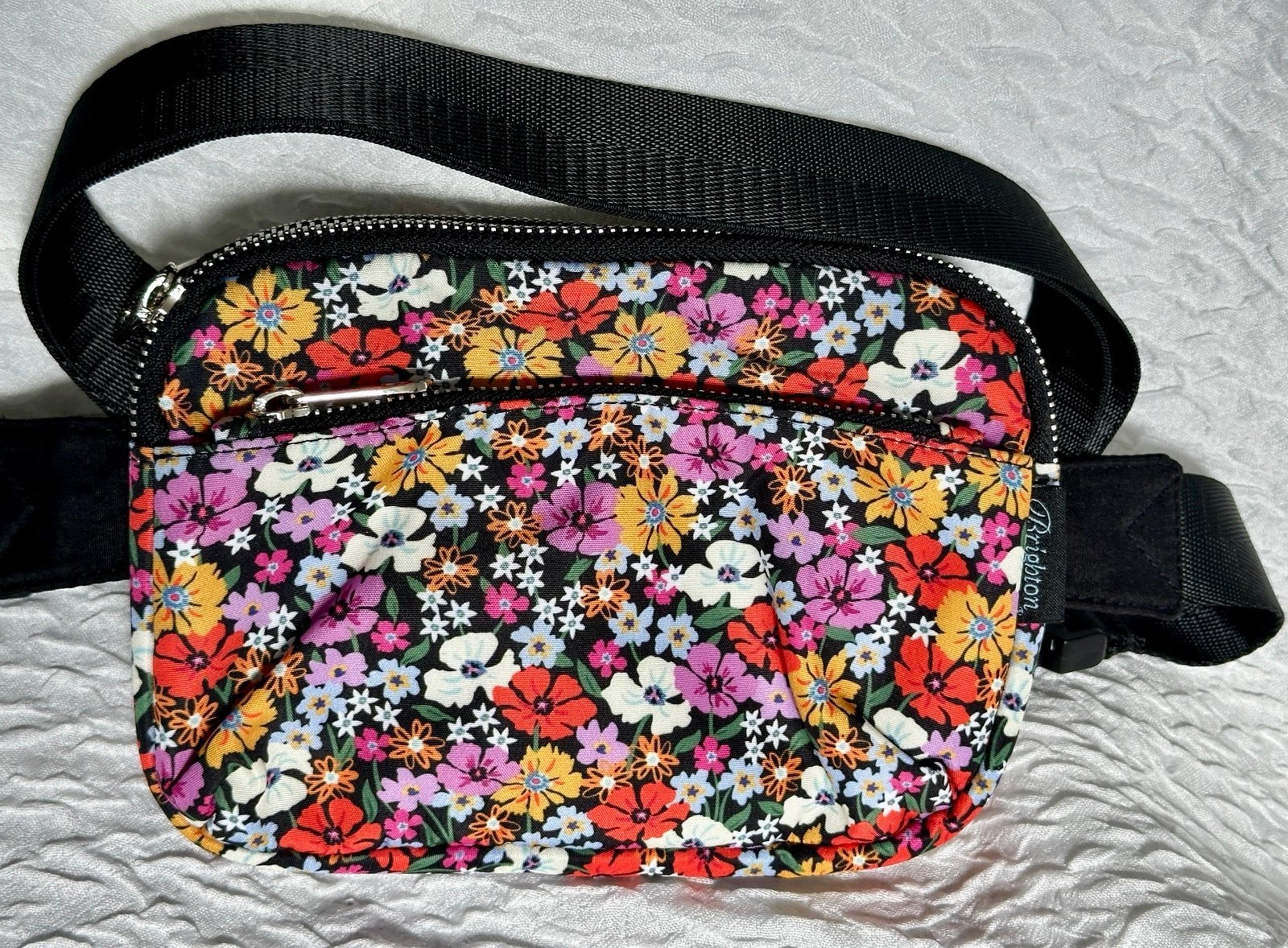 Brighton PAINTED POPPIES Belt Bag/Crossbody